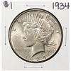 Image 1 : 1934 $1 Peace Silver Dollar Coin