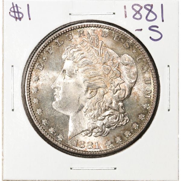 1881-S $1 Morgan Silver Dollar Coin