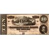 Image 1 : 1864 $10 Confederate States of America Note