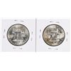 Image 2 : Lot of 1954-D & 1954-S Franklin Half Dollar Coins