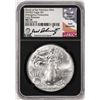 Image 1 : 2020(S) $1 American Silver Eagle Coin NGC MS70 Early Releases Iskowitz Signature