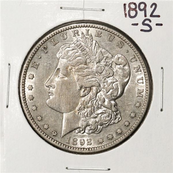 1892-S $1 Morgan Silver Dollar Coin
