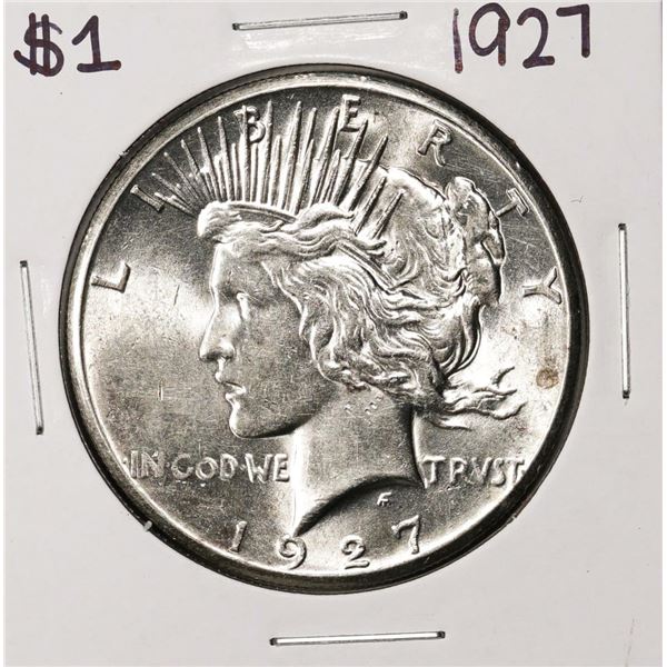 1927 $1 Peace Silver Dollar Coin