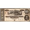 Image 1 : 1864 $10 Confederate States of America Note