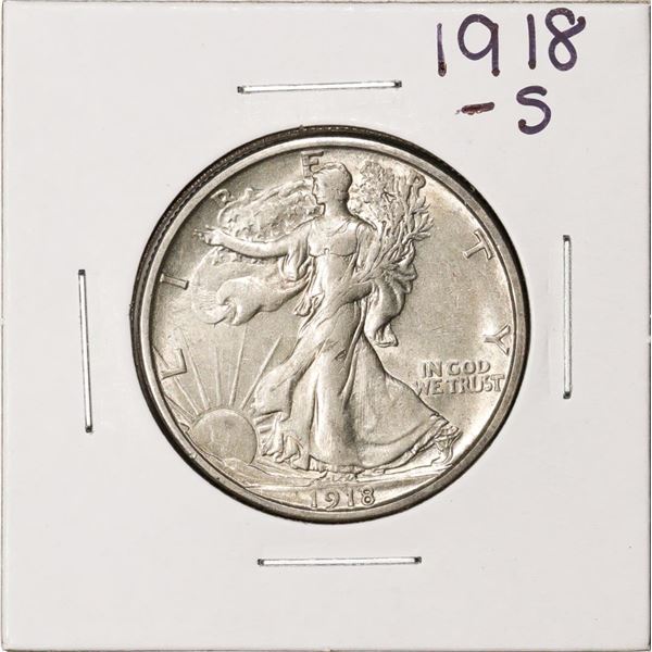1918-S Walking Liberty Half Dollar Coin