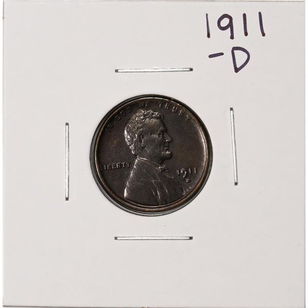 1911-D Lincoln Wheat Cent Coin