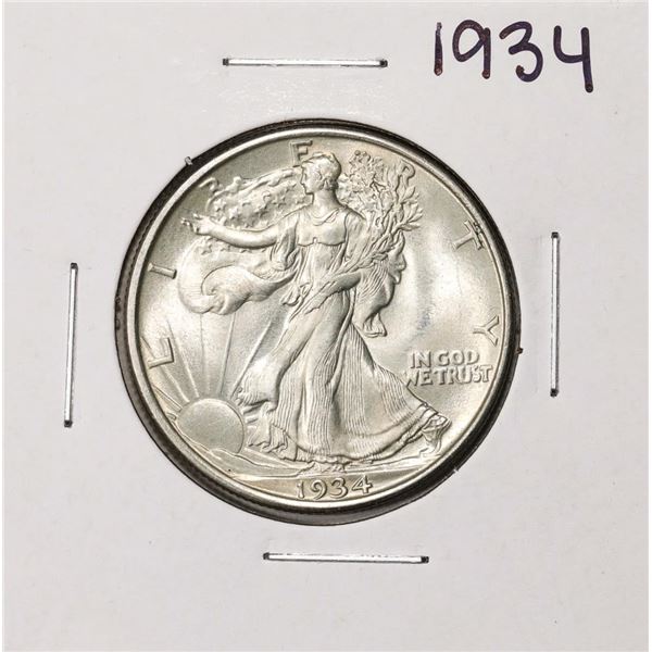 1934 Walking Liberty Half Dollar Coin