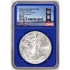 Image 1 : 2020(S) $1 American Silver Eagle Coin NGC MS70 FDOI San Francisco Mint Blue Core