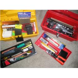 Two tool boxes-filled w/tools