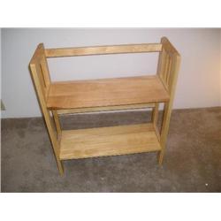 Wood 2 tier shelf