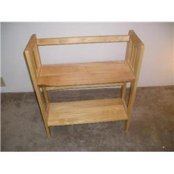 Wood 2 tier shelf