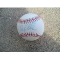 Signed baseball