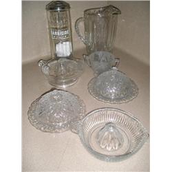 Misc. glassware.