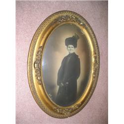 Old family framed photo