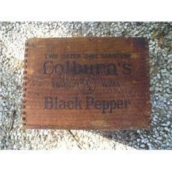 Old Colburns Black Pepper box