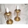 Image 1 : Pair of gold tone lamps
