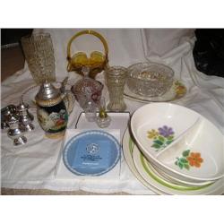 Lg. lot of glassware