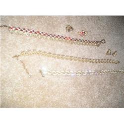 3 rhinestone necklaces