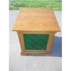 Oak end table