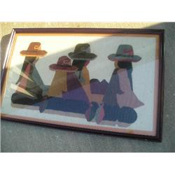 Three amigos framed art