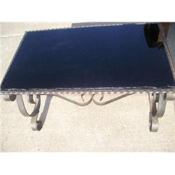 Tile top coffee table