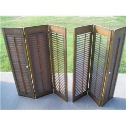 Two pair of shutters