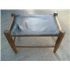 Image 1 : Leather top stool/bench