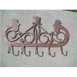 Iron wall hooks