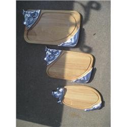 Three cutting boards