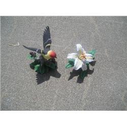 Lenox hummingbird and flower