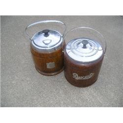 Two biscuit jars