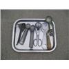 Image 1 : Old ice cream scoops on tray