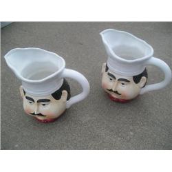 Two chef pitchers