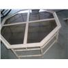 Image 1 : Bamboo glass top coffee table