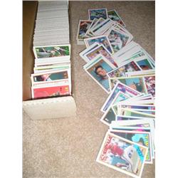 Box of baseball cards