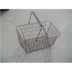Old wire market basket