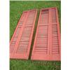 Image 1 : Two old red shutters