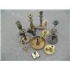 Image 1 : Candlesticks-brass, tin, misc.