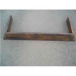 Copper fireplace surround