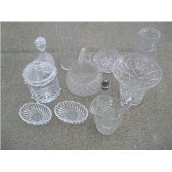 Large lot of crystal