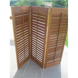Trio of shutters