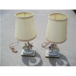 Pair of vanity lamps