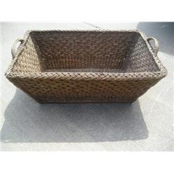 Old wicker basket