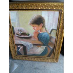 "Child's Grace" oil painting