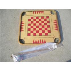 Game board w/playing pieces