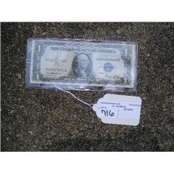 1935 Series Silver certif. 1.00 bill