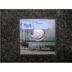 LBJ Memorial medal