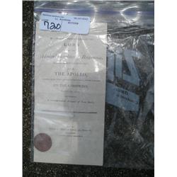 Coin recoverd from sunken ship