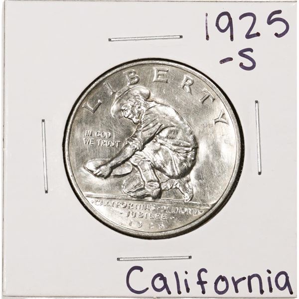 1925-S California Diamond Jubilee Commemorative Half Dollar Coin