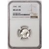 Image 1 : 1941 Mercury Dime Coin NGC MS65FB